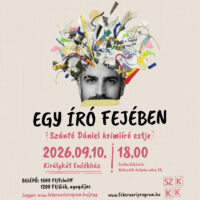 Egy író fejében (2026. szeptember 10., csütörtök 18.00)