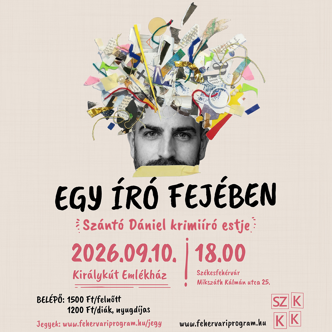 Egy író fejében (2026. szeptember 10., csütörtök 18.00)