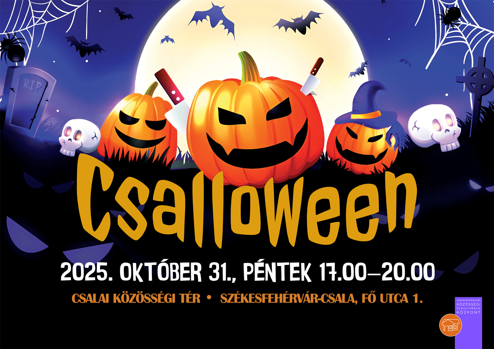 Csalloween – Halloweeni családi délután Csalán @ Csalai Közösségi Tér