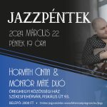 Jazzpéntek: Horváth Cintia & Möntör Máté Duó