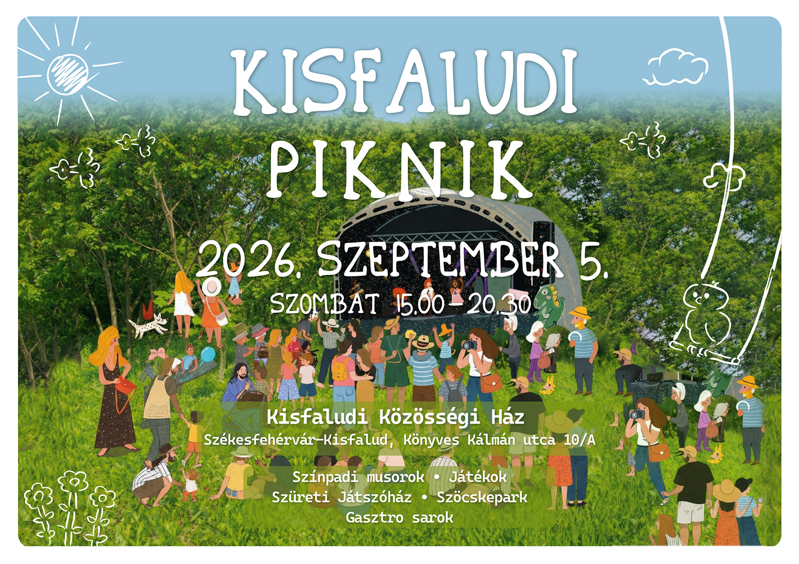 Kisfaludi piknik @ Kisfaludi Közösségi Ház