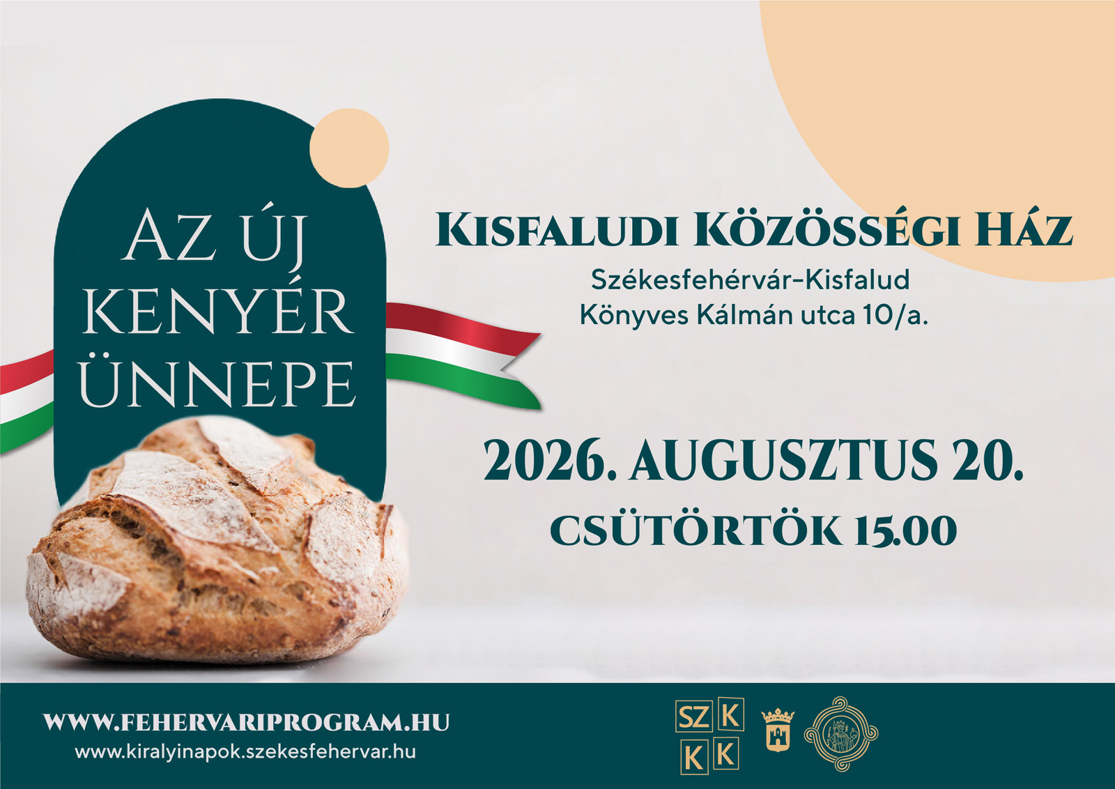 Az új kenyér ünnepe Kisfaludon @ Kisfaludi Közösségi Ház