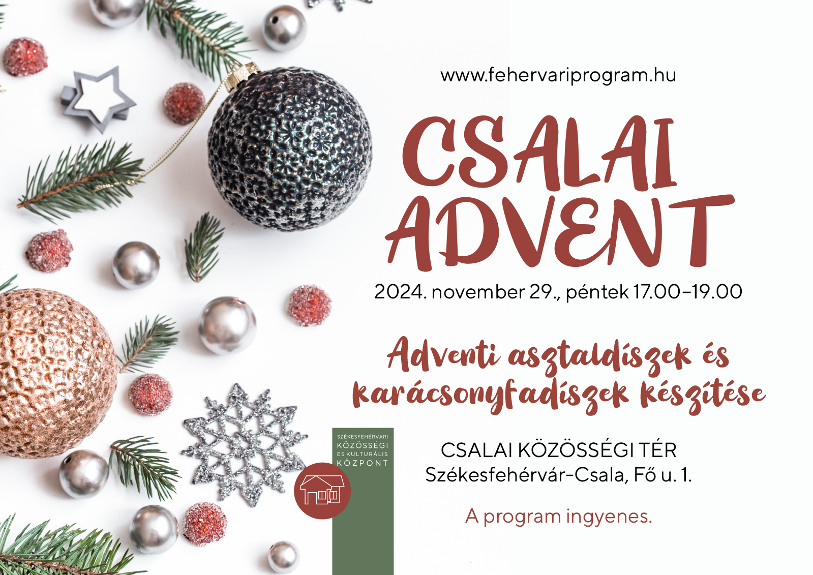 Csalai advent @ Csalai Közösségi Tér