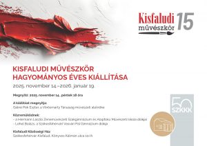 Hagyományos évzáró kiállítására hívja a közönséget a Kisfaludi Művészkör: az akvarelleket, olajfestményeket, grafikákat, fafaragásokat és festett bútorokat felvonultató tárlat november 14-én, pénteken 17 órakor nyílik a Kisfaludi Közösségi Házban.
