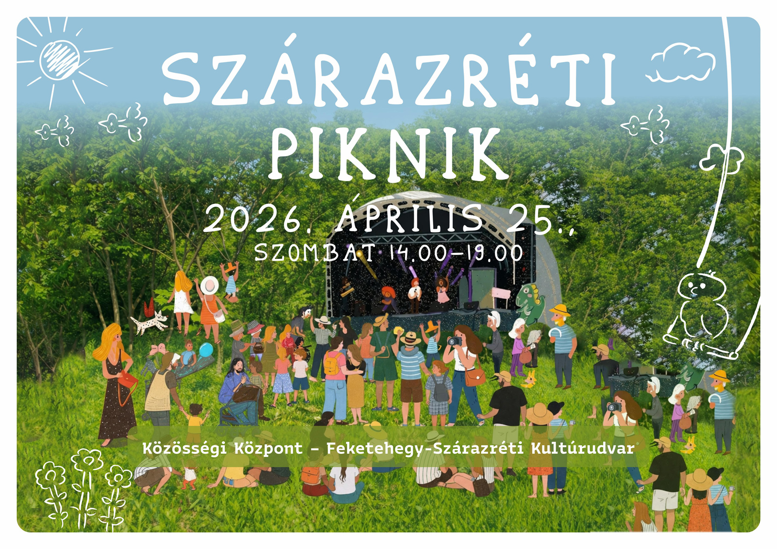 Szárazréti piknik @ Közösségi Központ – Feketehegy-Szárazréti Kultúrudvar