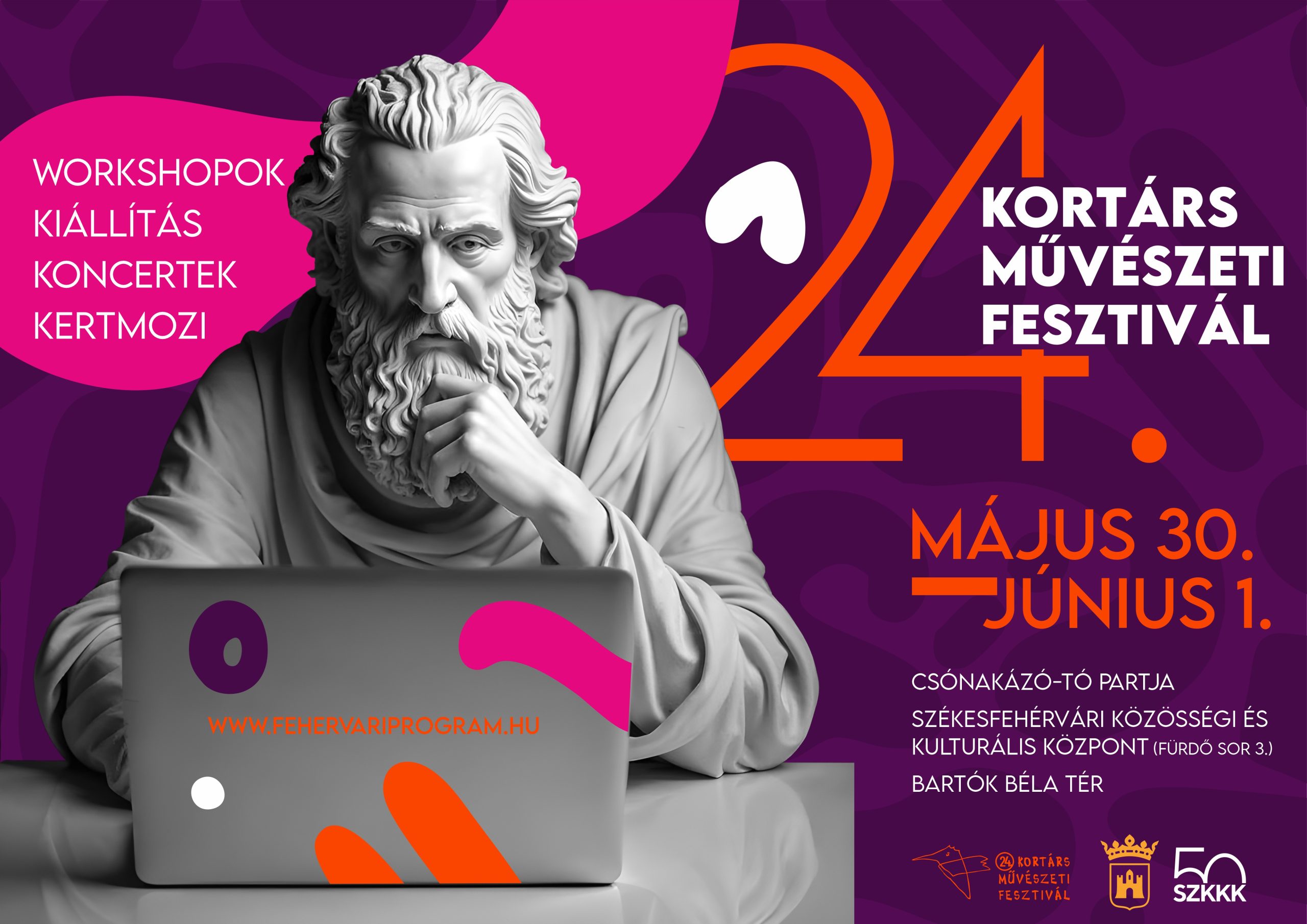 24. Kortárs Művészeti Fesztivál @ Csónakázó-tó partja