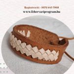 Családi kreatív délután: bőr karkötők készítése