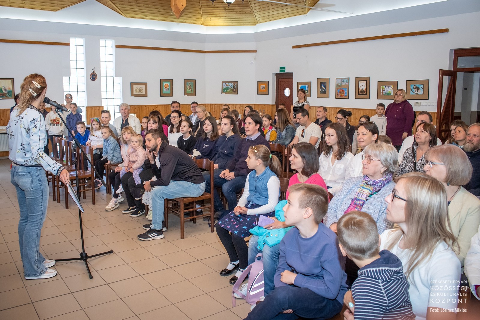 Rajzpályázat kiállításának megnyitója