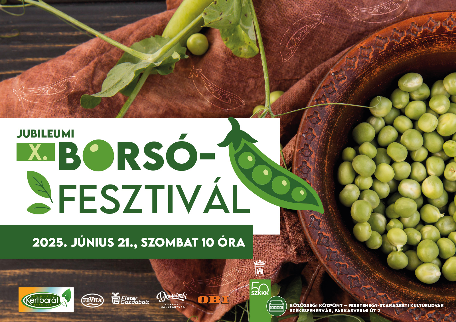 X. Jubileumi Borsófesztivál @ Közösségi Központ – Feketehegy-Szárazréti Kultúrudvar