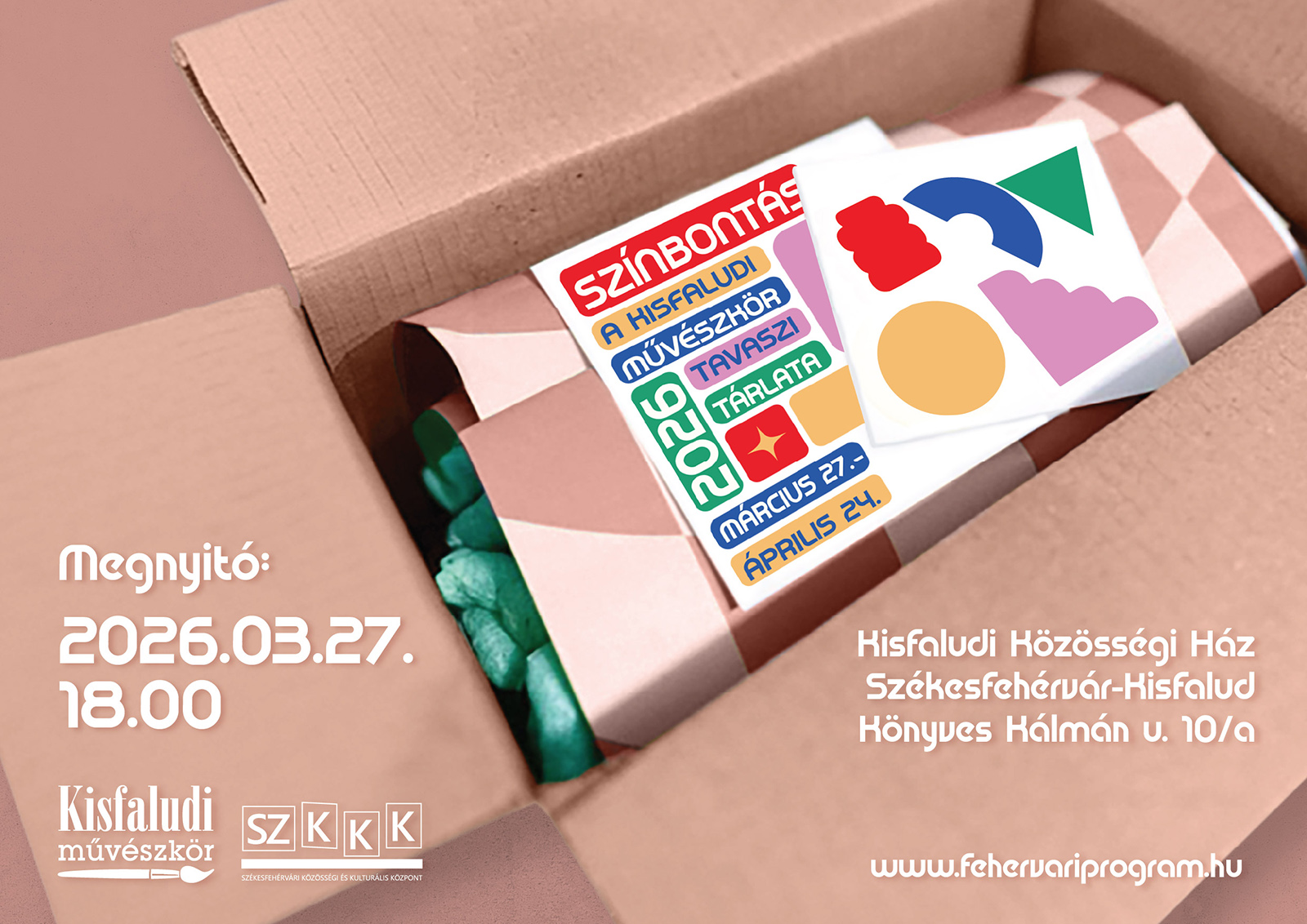 Színbontás – a Kisfaludi Művészkör tavaszi tárlata @ Kisfaludi Közösségi Ház