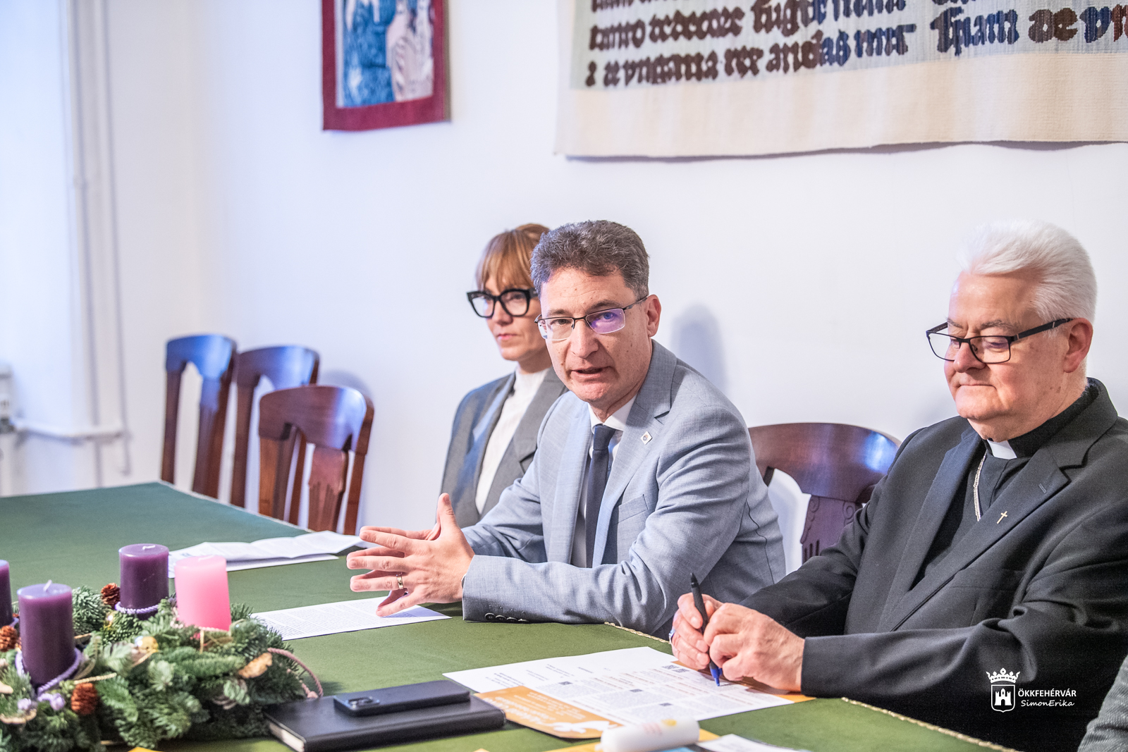 Fehérvári Advent sajtótájékoztató