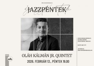 Jazzpéntek: Oláh Kálmán Jr. Quintet