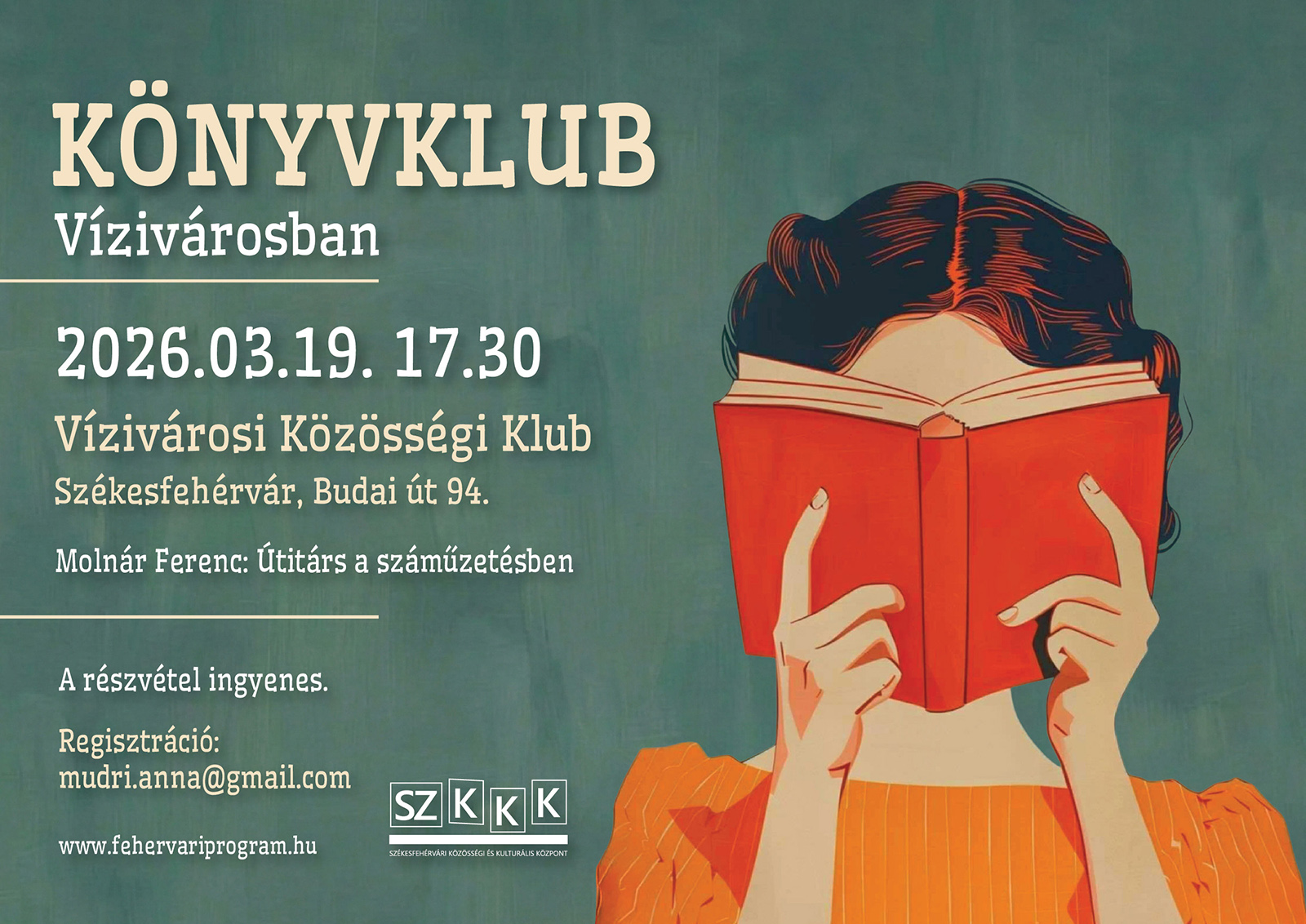 Könyvklub Vízivárosban – Molnár Ferenc: Útitárs a száműzetésben 