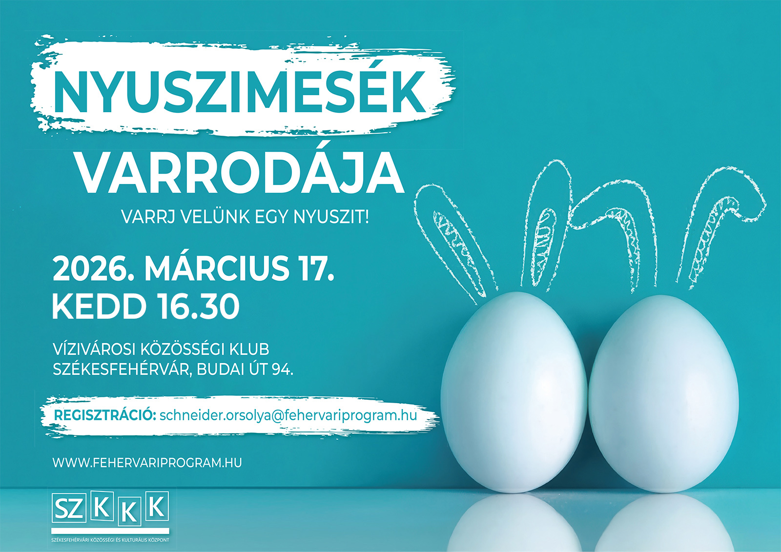 Nyuszimesék Varrodája – Varrj velünk egy nyuszit! @ Vízivárosi Közösségi Klub