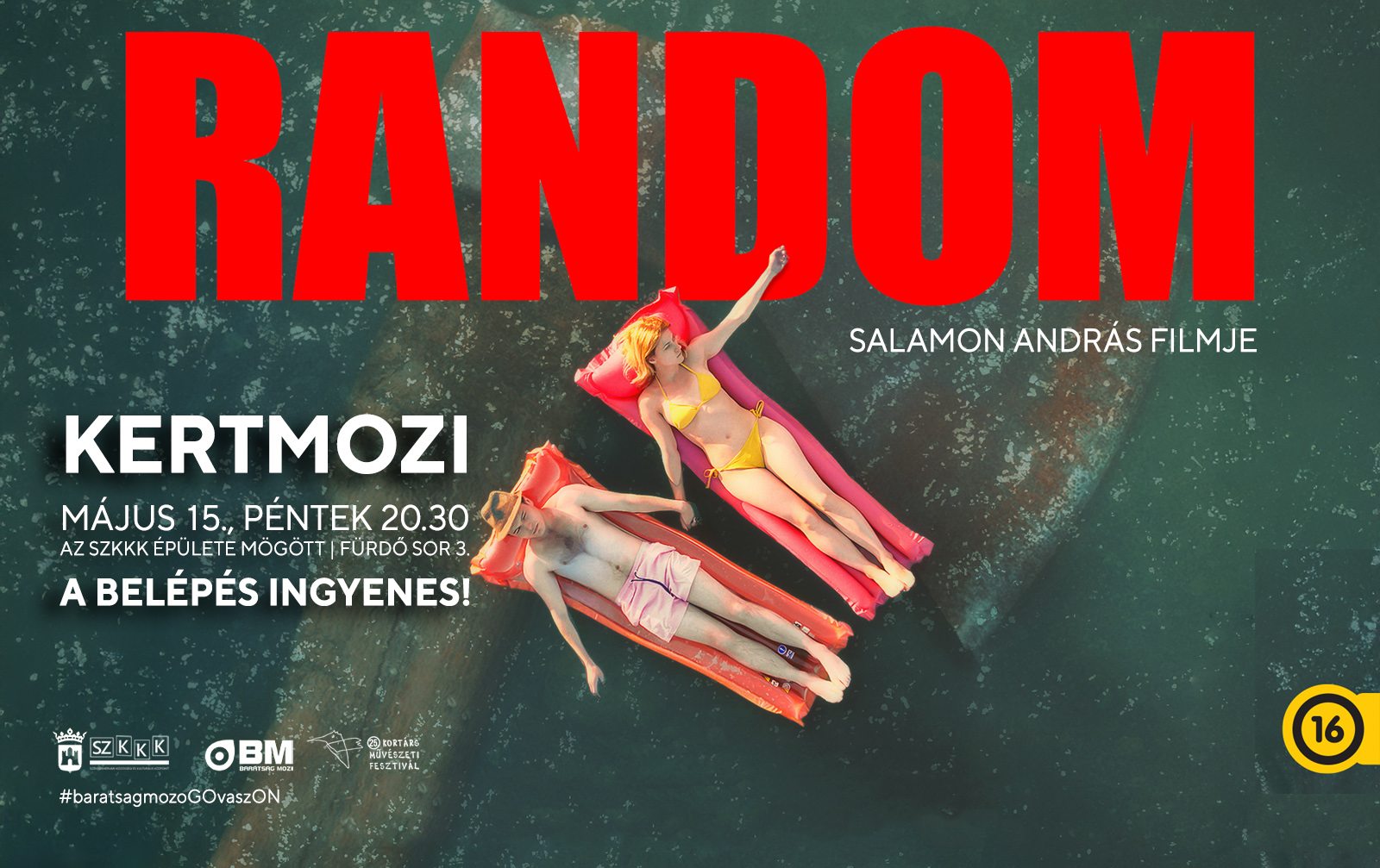 Kertmozi: Random @ Székesfehérvári Közösségi és Kulturális Központ mögötti amfiteátrum