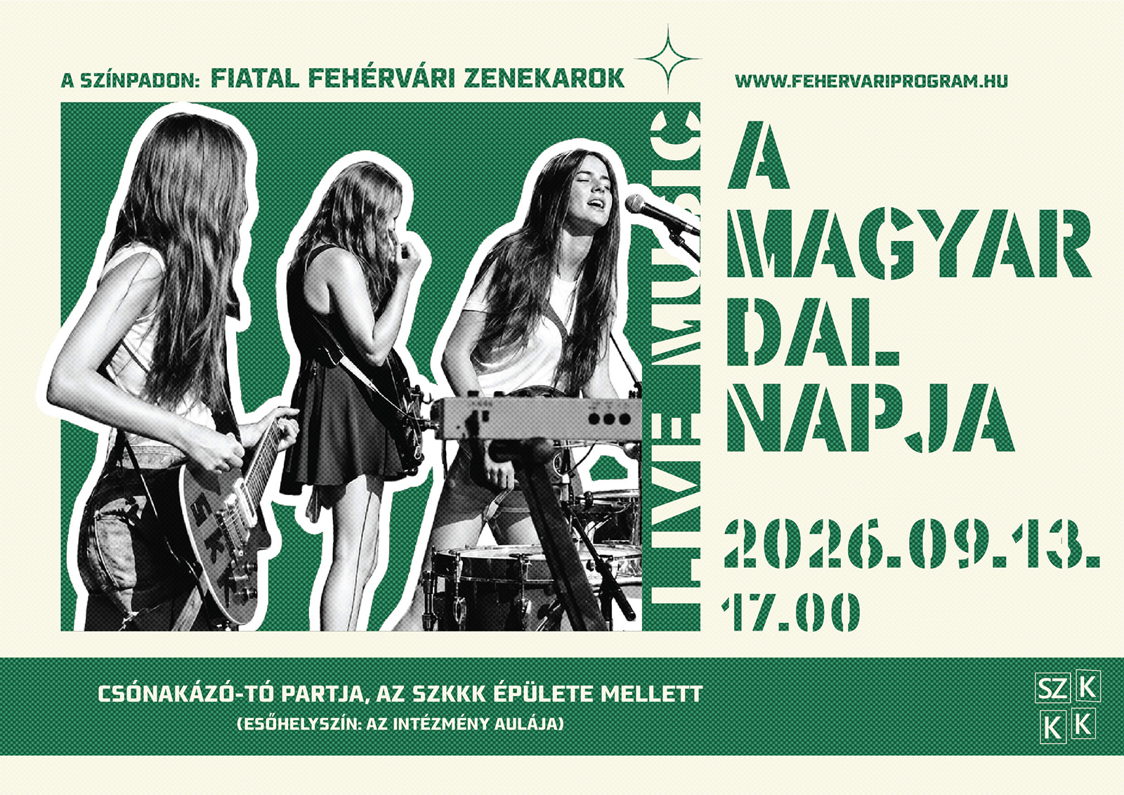 A magyar dal napja @ Csónakázó-tó partja, az SZKKK épülete mellett