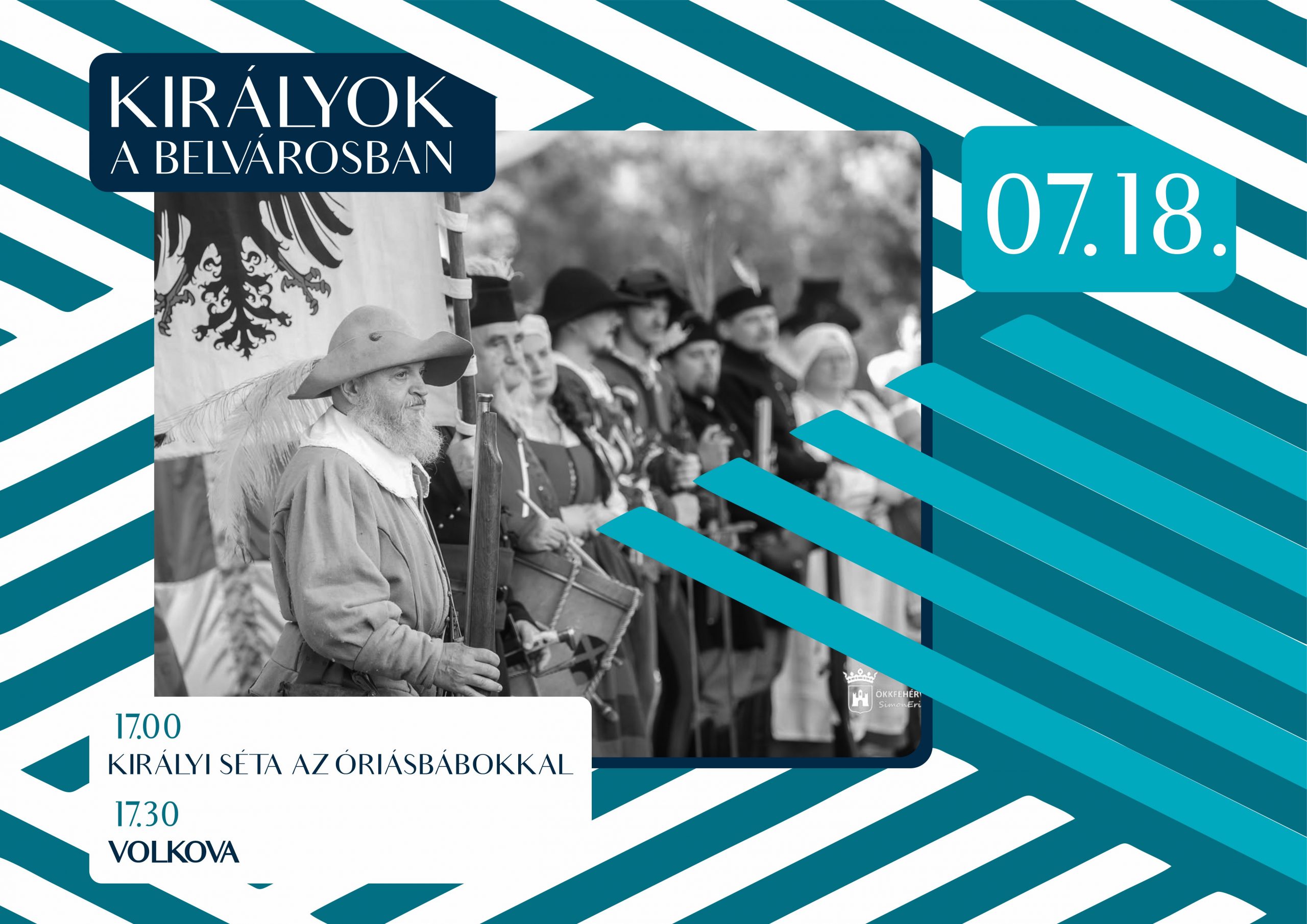 Királyok a belvárosban @ Székesfehérvár, Fő utca, Városház tér