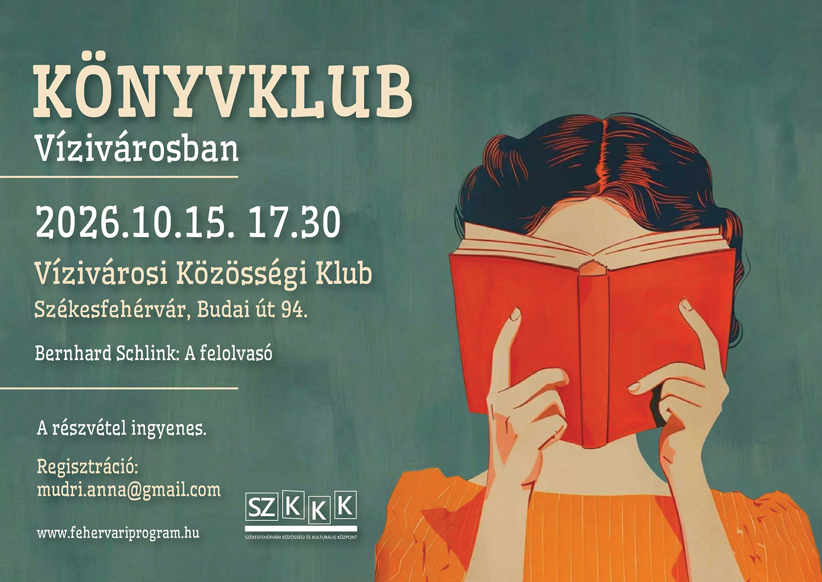 Könyvklub Vízivárosban @ Vízivárosi Közösségi Klub